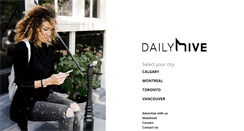 Desktop Screenshot of dailyhive.com
